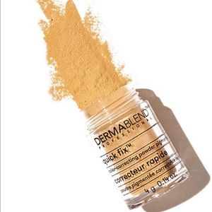 DERMABLEND yellow quickfix color correcting powder